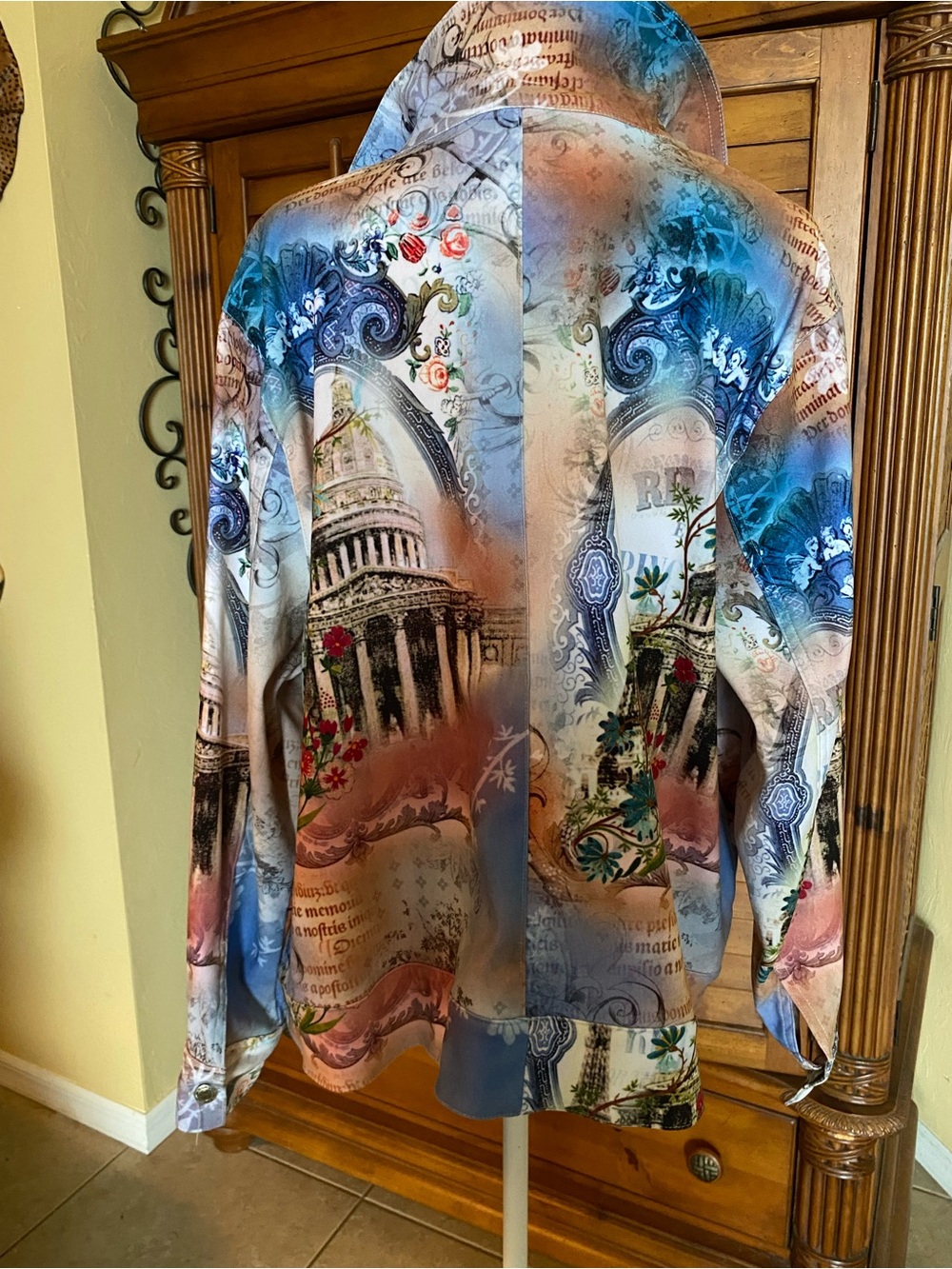 Pulse multicolor paisley print top - Picture 5 of 6